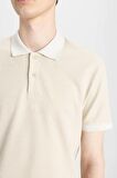 DeFacto New Regular Fit Waffle Kısa Kollu Basic Düz Polo Tişört B4508AX24SPBG430