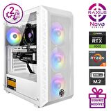 Raxius Nova G2 R5 4060-5600A7 Ryzen5 5600 64GB 1TBSSD RTX4060 FreeDOS Gaming Masaüstü Bilgisayar