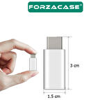 Forzacase Lightning to Type-C Şarj Adaptörü - FC483