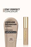 Flormar Doğal Bitişli Kapatıcı (SOĞUK ALT TON) - Stay Perfect Concealer - 006 Medium Beige - 8682536085540