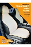 Meka Part Oto Koltuk Koruyucu Kılıf 3 Parça Universal Bej 2+1 %100 Pamuk