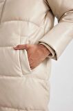 DeFacto Su Geçirmez Relax Fit Dik Yaka Suni Deri Mont Parka A0990AX23CWBG132