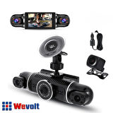 WEVOLT MB-5900 YENİ PREMİUM 4 KAMERALI  FULL HD 1080 P GENİŞ AÇI ARAÇ KAYIT KAMERASI