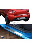 Renault Clio 4 hb krom aksesuar seti 8 ürün 29 parça 2012-2018 Arası P.Çelik