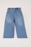 DeFacto Kız Bebek Wide Leg Geniş Bol Paça Jean Pantolon D7886A525SPNM28