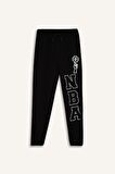 Erkek Çocuk NBA Wordmark Beli Lastikli Eşofman Altı