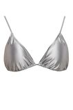 DeFacto Regular Fit Saten Üçgen Bikini Üstü-Fall in Love B6933AX24HSGR445
