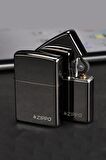 Zippo Çakmak Logolu Ebony Parlak Siyah 24756zl