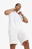 DeFactoFit Esnek Kumaş Standart Fit Sporcu Kısa Kollu Polo Tişört D9244AX25SPWT34