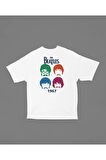 1967 The Beatles Müzik Grubu Baskılı Unisex Oversize Tişört