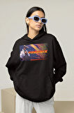 Phoenix Baskılı Unisex Oversize Vallorant Hoodie
