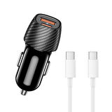 43W  QC3.0 Usb Type-c Çakmaklık 60w Type-C To Type-C Kablo
