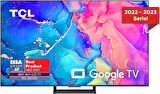 TCL 55C735 4K Ultra HD 55" 140 Ekran Uydu Alıcılı Google Smart QLED TV Teşhir