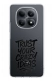 Redmi Note 15 4G Uyumlu Crazy Trust Baskılı Silikon Kılıf