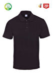Myform 8101 Eco Polo Yaka Kısa Kol Siyah t-shirt