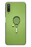 Samsung Galaxy A7 2018 Uyumlu Tenis Raketi Baskılı Silikon Kılıf