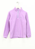 Helly Hansen Düz Lila Kız Çocuk Polar Üst HH..14001 JUNIOR RIDER 1/2 ZIP