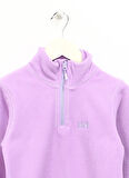Helly Hansen Düz Lila Kız Çocuk Polar Üst HH..14001 JUNIOR RIDER 1/2 ZIP