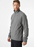 Helly Hansen HH..12011_HHA.876_FULLZIP POLAR Gri Dik Yaka Normal Düz Erkek Polar Sweatshırt