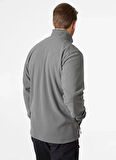 Helly Hansen HH..12011_HHA.876_FULLZIP POLAR Gri Dik Yaka Normal Düz Erkek Polar Sweatshırt