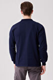 Galanthus Polo Sweat Erkek Uzun Kollu Pamuklu Sweatshirt İş ve Günlük Kullanım İçin