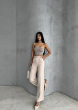 Kadın Palazzo Pantolon Oversize  Kesim