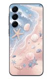 Samsung Galaxy A55 Uyumlu Deniz Yıldızı Kumsalı Baskılı Silikon Kılıf