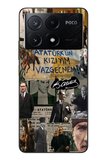 Poco X6 Pro Uyumlu Ben Atatürk Kızıyım Baskılı Silikon Kılıf
