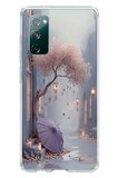 Samsung Galaxy S20 FE Uyumlu Mor Lamba Altı Baskılı Silikon Kılıf