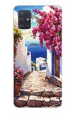 Samsung Galaxy A51 Uyumlu Ege'nin Kayıp Sokakları Baskılı Silikon Kılıf