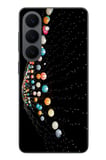 Samsung Galaxy S26 Uyumlu Gezegenlerin Dansı Baskılı Silikon Kılıf