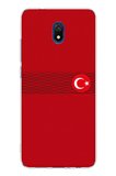 Redmi 8A Uyumlu Türk Milli Takım Izgara Desenli Forma Baskılı Silikon Kılıf