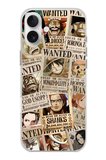 iPhone 16 PLUS Uyumlu One Piece Gazete Tasarımlı Baskılı Silikon Kılıf