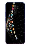 Redmi 9 Uyumlu Gezegenlerin Dansı Baskılı Silikon Kılıf