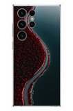 Samsung Galaxy S23 Ultra Uyumlu Sonbahar Yolu Baskılı Silikon Kılıf