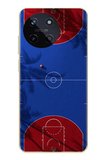 Realme 11 4G Uyumlu Basketbol Sahası Baskılı Silikon Kılıf