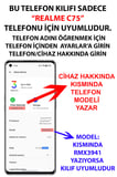 Realme C75 Uyumlu Pembe Çiçek ve Fiyonklar Baskılı Silikon Kılıf