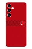 Samsung Galaxy S23 FE Uyumlu Türk Milli Takım Izgara Desenli Forma Baskılı Silikon Kılıf