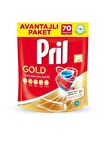 Pril Gold Limon Kokulu 70 Yıkama Tablet Bulaşık Makinesi Deterjanı 70 Adet & Elde Bulaşık Yıkama Deterjanı 675 g + Losyon 679 g 