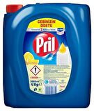 Pril Sıvı Bulaşık Deterjanı 4 Kg. Limon (2'li)