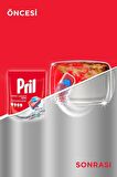 Pril Hepsi Bir Arada Limon Kokulu 80 Yıkama Tablet Bulaşık Makinesi Deterjanı 80 Adet & Elde Bulaşık Yıkama Deterjanı Limonlu ve Portakallı 2x675 ml 