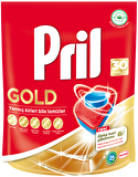 Pril Gold 30 Yıkama Tablet Bulaşık Makinesi Deterjanı 30 Adet 