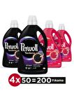 Perwoll Hassas Bakım Sıvı Çamaşır Deterjanı 216 Yıkama Siyah 2 x 2.97 L + Renkli Yenileme 2 x 2.97 L