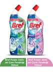 Bref WC Tuvalet Temizleyici Jel 2 x 700ml Çiçek Ferahlığı + Çam Ferahlığı