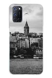 OPPO A52-A72-92 Uyumlu Galata Kulesi ve Deniz Manzaralı Baskılı Silikon Kılıf