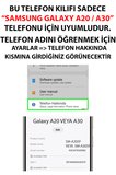 Samsung Galaxy A20-A30 Uyumlu Türk Milli Takım Beyaz Forma Baskılı Silikon Kılıf