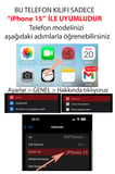 iPhone 15 Uyumlu Sevimli Kedicikler ve Patiler Baskılı Silikon Kılıf