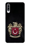 Samsung Galaxy A50-A30S Uyumlu Türk Sembolü Kurt ve Bayrak Desenli Baskılı Silikon Kılıf