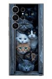 Samsung Galaxy S24 Ultra Uyumlu Yavru Kediler Baskılı Silikon Kılıf
