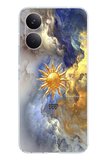 POCO X8 PRO MAX Uyumlu 777 Güneş ve Bulut Tasarım Baskılı Silikon Kılıf